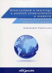 Wykorzystanie e-learningu w polskich - okładka książki