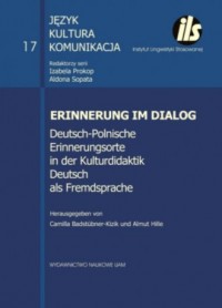 Erinnerung im Dialog Deutsch-Polnische - okładka podręcznika