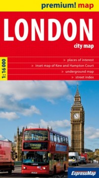 London city map 1:16 000 - okładka książki
