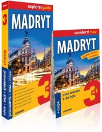 Madryt explore! guide 3w1: przewodnik - okładka książki