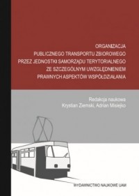 Organizacja publicznego transportu - okładka książki