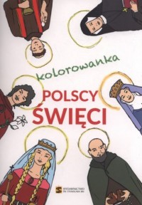 Polscy święci - kolorowanka - okładka książki