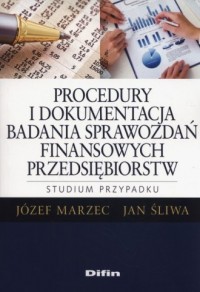 Procedury i dokumentacja badania - okładka książki