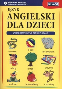 Angielski dla dzieci z kolorowymi - okładka podręcznika