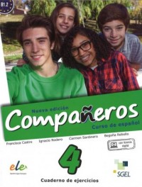 Companeros 4. Ćwiczenia   licencia - okładka podręcznika