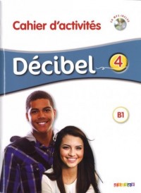 Decibel 4 Ćwiczenia (+ CD) - okładka podręcznika