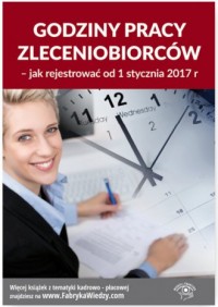 Godziny pracy zleceniobiorców. - okładka książki