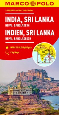 Indie, Sri Lanka, Nepal, Bangladesz - okładka książki