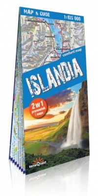 Islandia comfort! map&guide. 2w1: - okładka książki