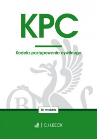 Kodeks postępowania cywilnego - okładka książki