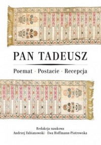Pan Tadeusz. Poemat - Postacie - okładka książki