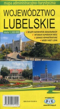 Województwo lubelskie mapa administracyjno-turystyczna - okładka książki
