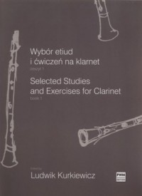 Wybór etiud i ćwiczeń na klarnet. - okładka książki