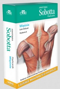 Anatomia Sobotta Flashcards Mięśnie - okładka książki