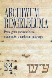 Archiwum Ringelbluma. Konspiracyjne - okładka książki