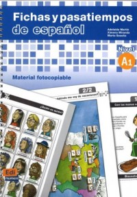 Fichas y pasatiempos de espanol - okładka podręcznika