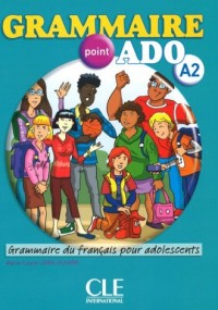 Grammaire point ADO A2 książka - okładka podręcznika