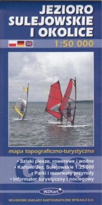 Jezioro Sulejowskie i okolice 1:50 - okładka książki