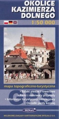 Okolice Kazimierza Dolnego mapa - okładka książki