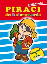 Piraci do kolorowania - okładka książki