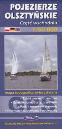 Pojezierze Olsztyńskie część wschodnia - okładka książki