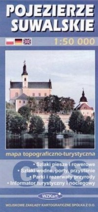 Pojezierze Suwalskie mapa 1:50 - okładka książki