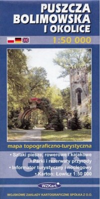 Puszcza Bolimowska i Okolice mapa - okładka książki