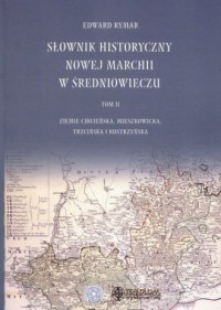 Słownik historyczny Nowej Marchii - okładka książki