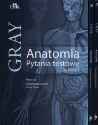 Anatomia Gray. Pytania testowe. - okładka książki