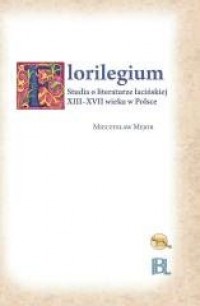 Florilegium. Studia o literaturze - okładka książki