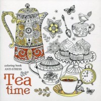 Kolorowanka antystresowa Tea time - okładka książki