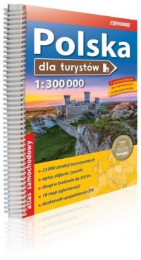 Polska dla turystów atlas samochodowy - okładka książki