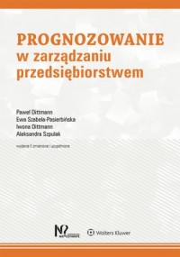 Prognozowanie w zarządzaniu przedsiębiorstwem - okładka książki