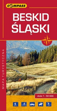 Beskid Śląski mapa turystyczna, - okładka książki