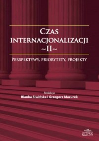 Czas internacjonalizacji II. Perspektywy - okładka książki