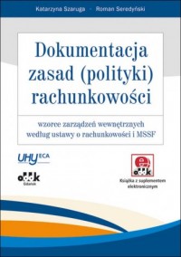 Dokumentacja zasad (polityki) rachunkowości - okładka książki
