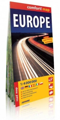Europe Mapa samochodowa 1:4 000 - okładka książki