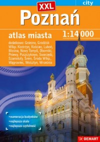 Poznań plus 17 XXL atlas miasta - okładka książki