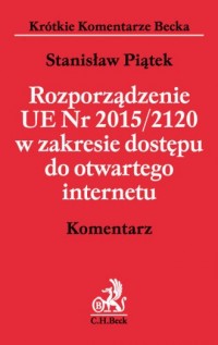 Rozporządzenie UE 2015/2120 w zakresie - okładka książki