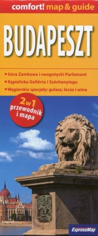 Budapeszt 2w1 przewodnik i mapa - okładka książki