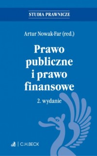 Finanse publiczne i prawo finansowe. - okładka książki