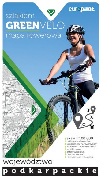 Green Velo mapa rowerowa. Województwo - okładka książki