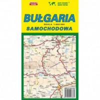 Bułgaria. Mapa samochodowo-turystyczna - okładka książki