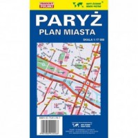 Paryż. Plan miasta 1:17 000 - okładka książki