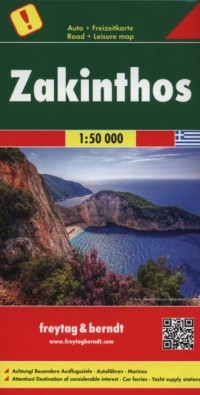 Mapa Zakinthos 1:50 000 - okładka książki