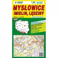 Mysłowice, Imielin, Lędziny mapa - okładka książki