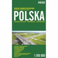 Polska. Mapa samochodowa 1: 700 - okładka książki