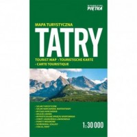 Tatry mapa turystyczna 1:30 000 - okładka książki