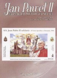 Jan Paweł II na znakach pocztowych - okładka książki