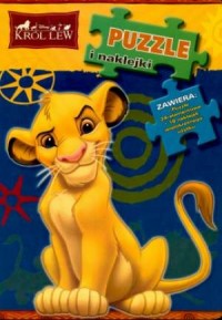 Król Lew (puzzle i naklejki) - okładka książki